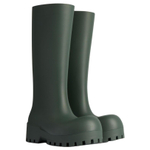 Balenciaga Bulldozer Rain Boots Women"s Dark Green