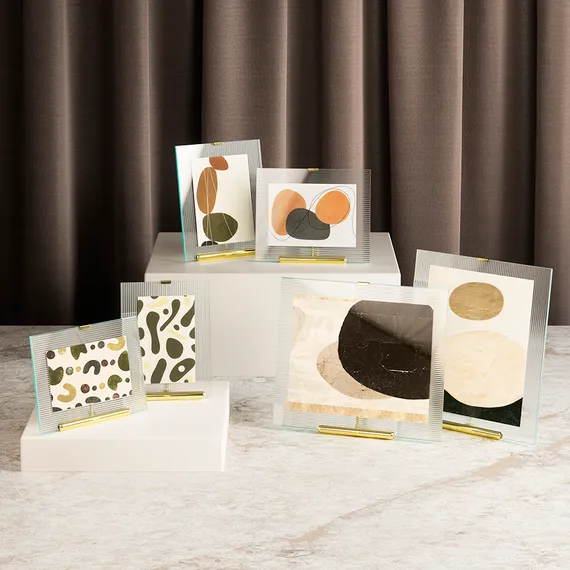 Фоторамка flute, 26х30 см, латунь