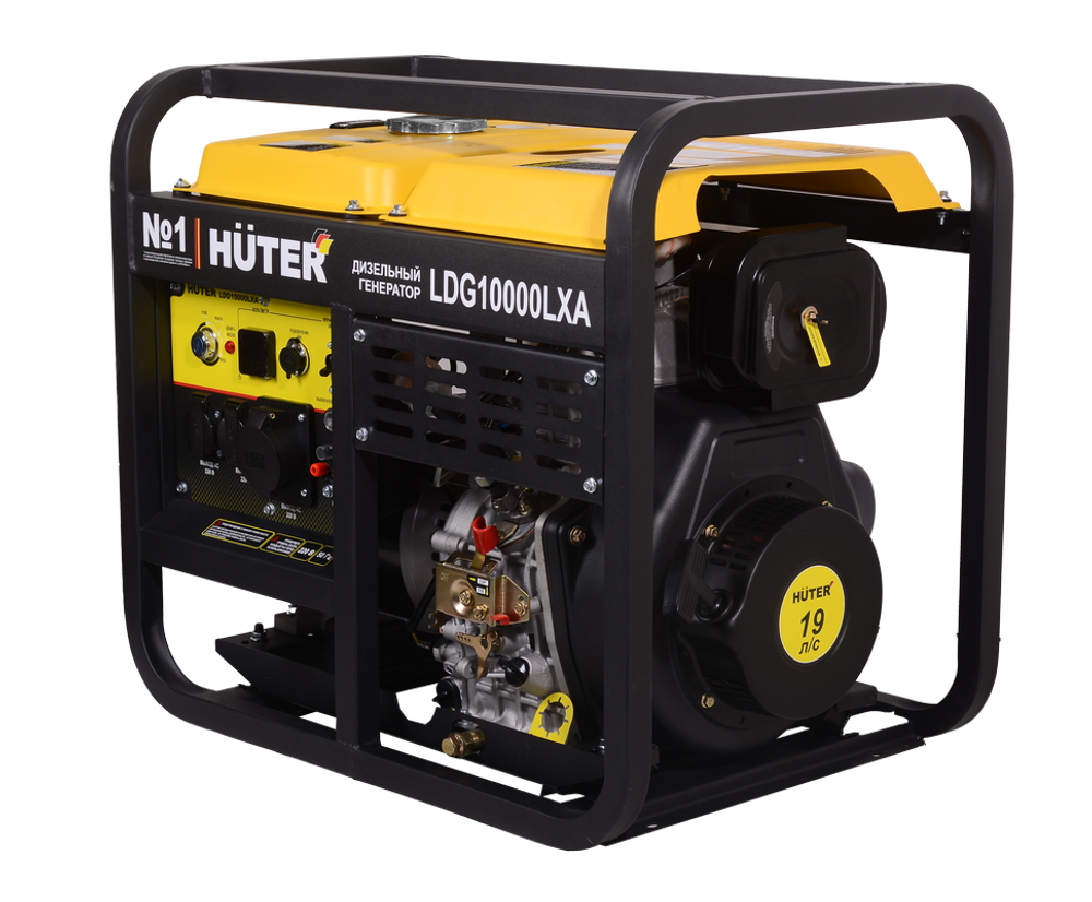 Электрогенератор дизельный LDG 10000LXА Huter