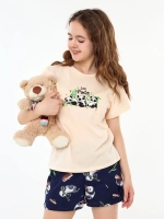 Пижама домашняя с шортами хлопок