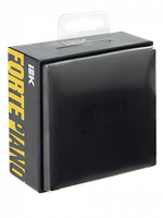 FORTE&PIANO Розетка компьютерная двойная RJ45 кат.6 FP134 черный IEK
