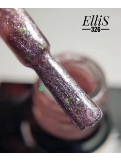ElliS Chic Cats 326 гель-лак с поталью,10мл