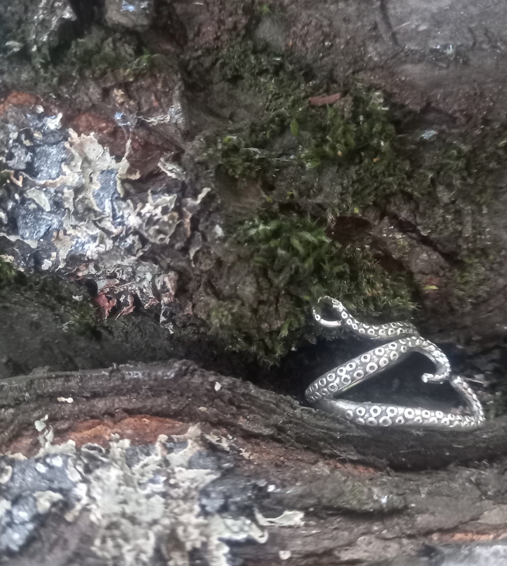 Кольцо ЩУПАЛЬЦА, серебро