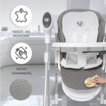 Стульчик для кормления - Электрокачели Sweet Baby Amuleto Grey