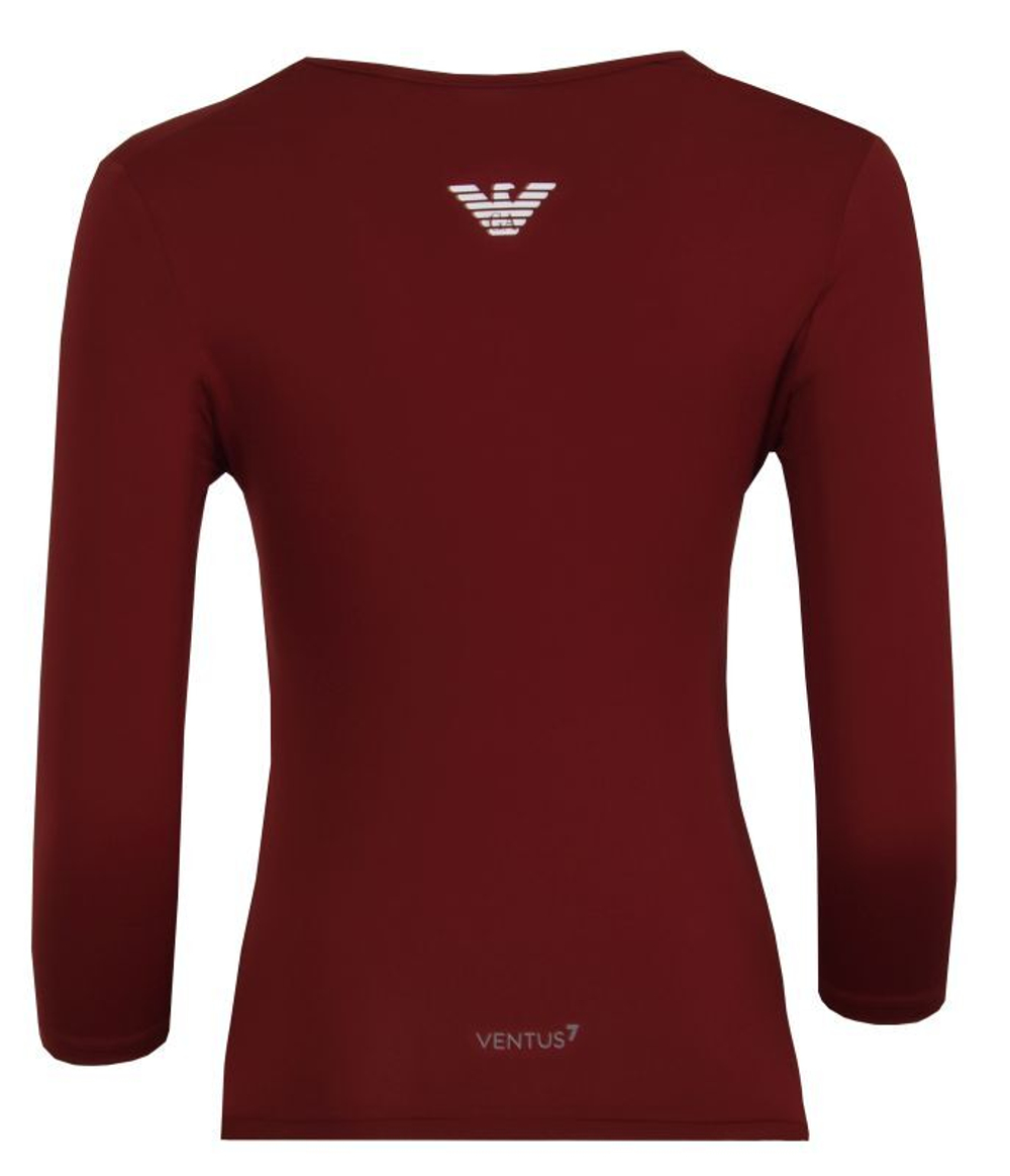 Женская теннисная футболка (dł. Рукава) EA7 Woman Jersey - красный