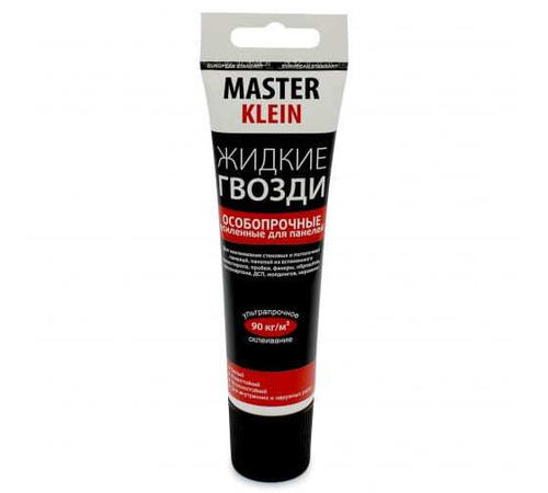 Жидкие гвозди "Master Klein" особопрочные д/панелей белые 125гр