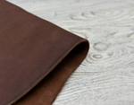 Альбагия цв. Коричневый / Albagia Dark Brown тощ. 1,8-2,0 мм, натуральная кожа