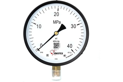 Манометр МП4-Уф 0-40 МПа кт.1,5 d.160 IP40 M20*1,5 РШ