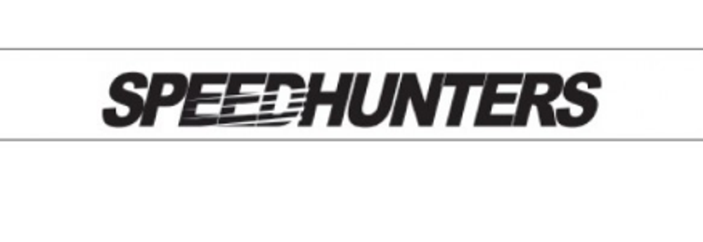 Наклейка лоб.стекла "Speedhunters" 16,5x130см, (цвет черный), фон белый 08105
