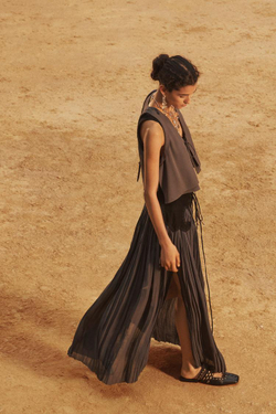 ZARA ТОП С ЗАВЯЗКАМИ, АНТРАЦИТОВО-СЕРЫЙ