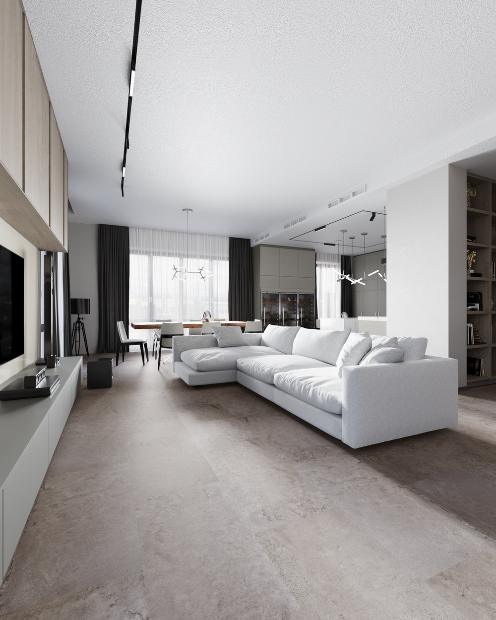 LVT-плитка VINILAM 91905 Португальский Камень (4,513м2) клеевой