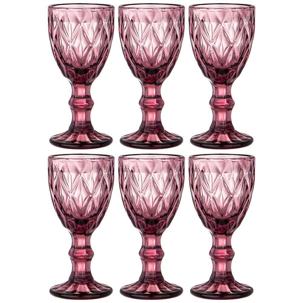 НАБОР РЮМОК "РОМБО" ИЗ 6ШТ. СЕРИЯ "MUZA COLOR" 50МЛ. / В=10,5 СМ (КОР=16НАБ.)