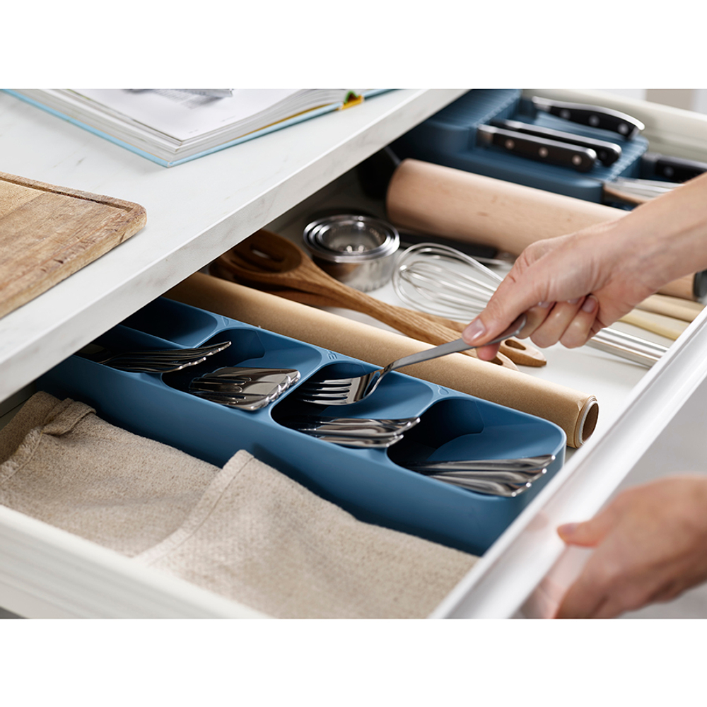 Органайзер для столовых приборов drawerstore, синий