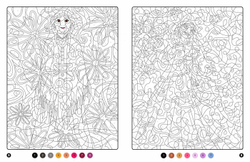 Hachette/ раскраска по номерам/ ENCANTO, LA FANTASTIQUE FAMILLE MADRIGAL/ Coloriages Magiques - Disney
