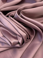 Шелк атласный сиренево-розовый