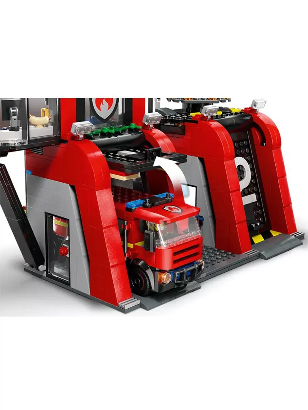 Лего Сити Пожарная станция с машиной 60414 Lego City