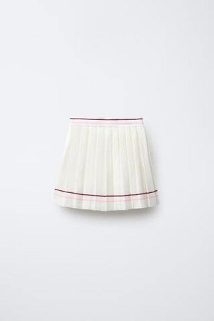 ZARA ЮБКА В СКЛАДКУ, ЭКРЮ