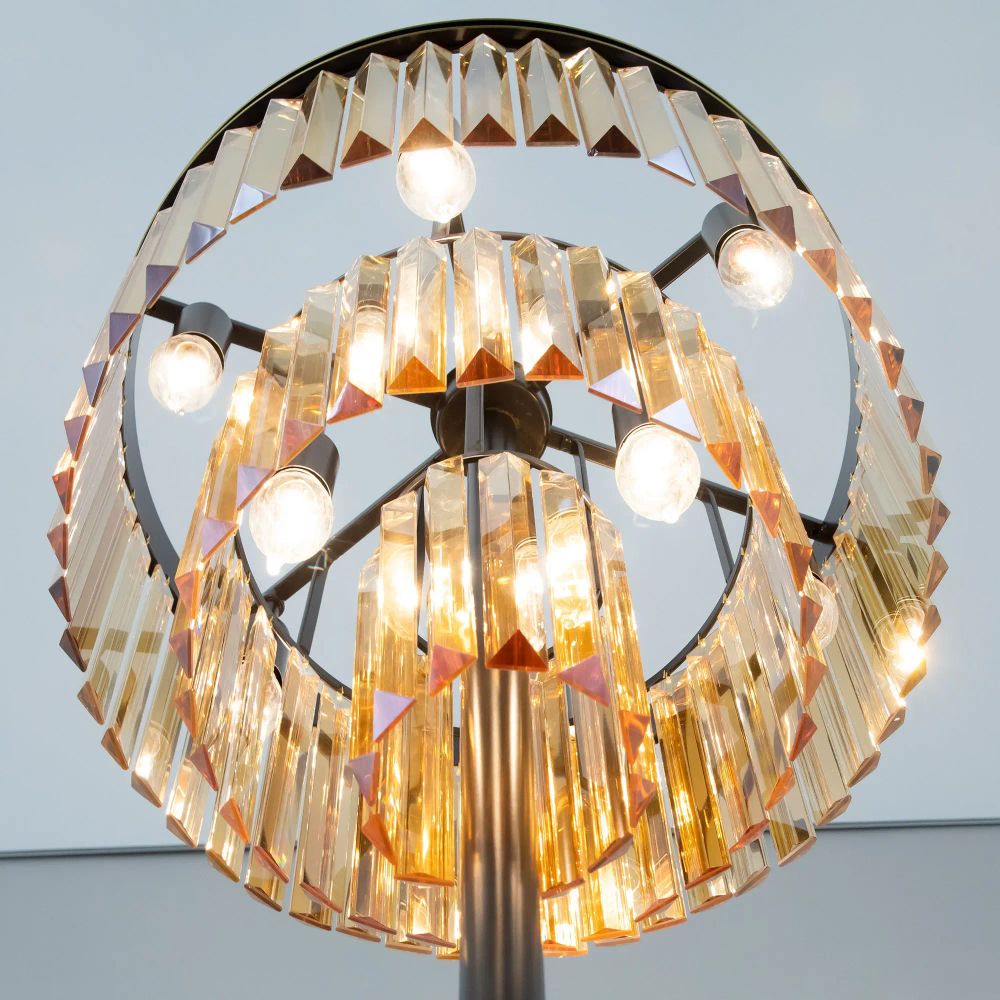 Citilux Мартин CL332992 Торшер хрустальный Шампань