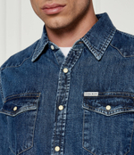 Джинсовая рубашка Guess Jeans - голубой(M4YH55 D5EI1)