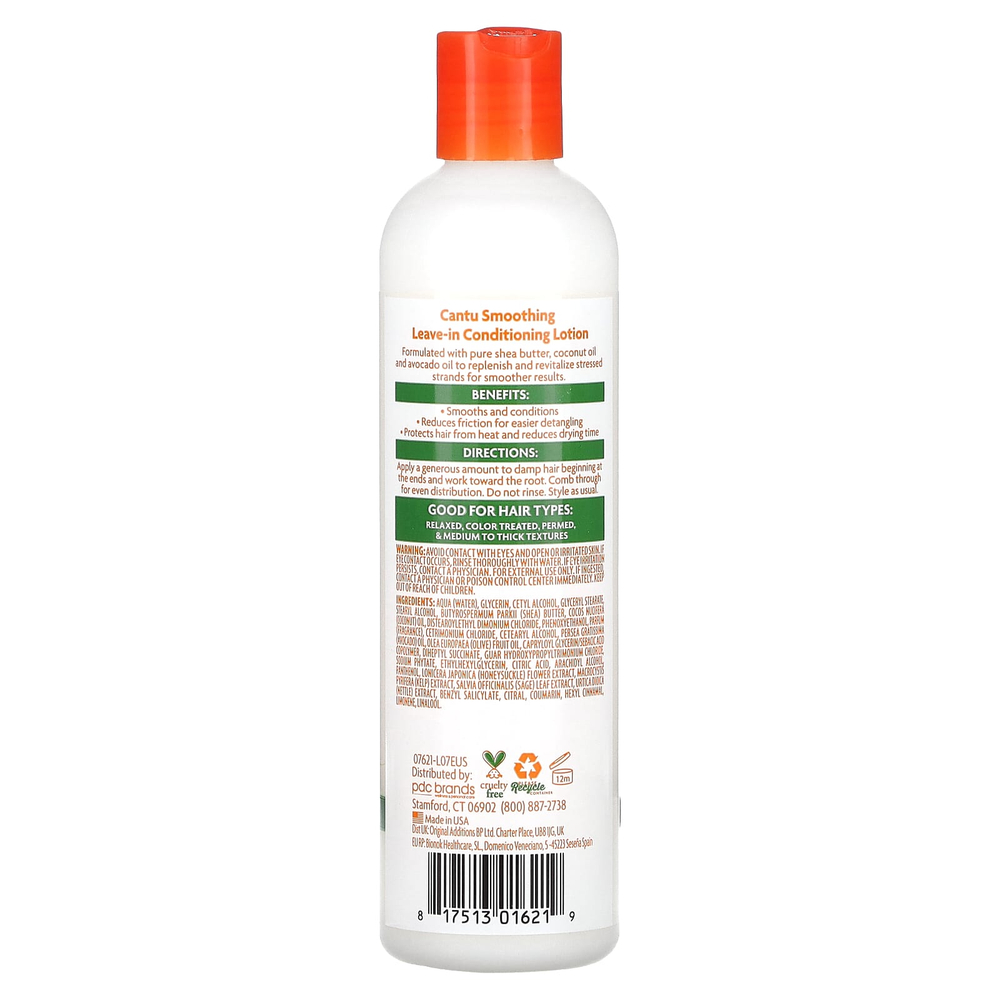 Cantu, Масло ши, разглаживающий несмываемый кондиционер, 284 г (10 унций)