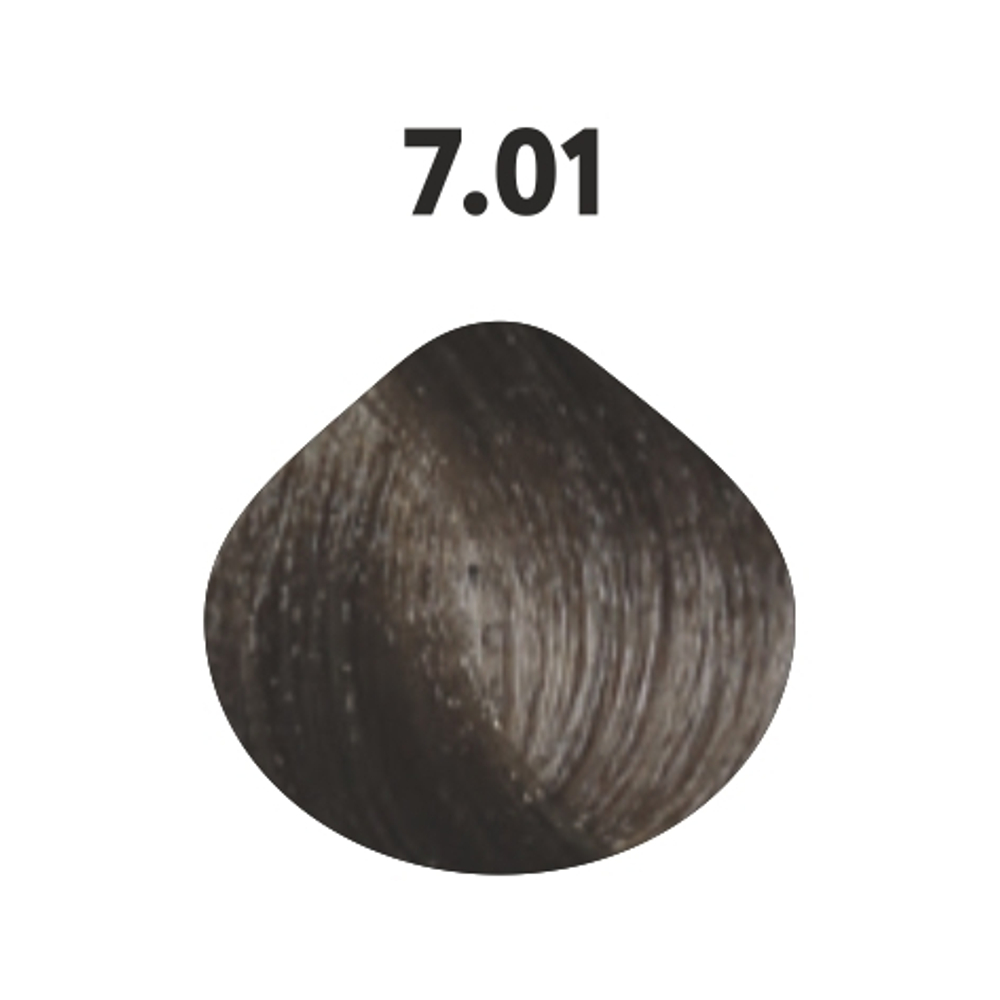 7.01 крем-краска KAARAL Baco Color Collection натурально-пепельный блондин - 100 мл.