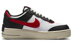 Nike Air Force 1 Low Shadow non-slip shock absorption wear-resistant low-top sneakers women's black and white red