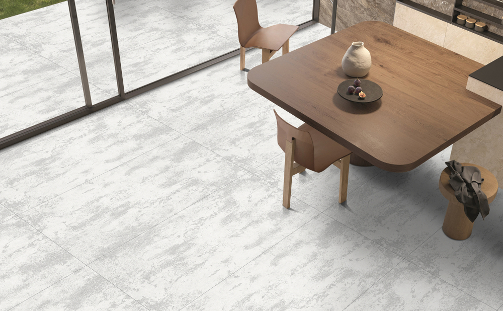 Керамогранит Metallic  White NTT99609M 600*1200мм матовая/карвинг