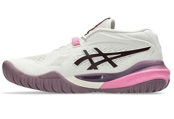 Женские Кроссовки теннисные Asics Gel-Resolution X - sofr oat/dark aubergine