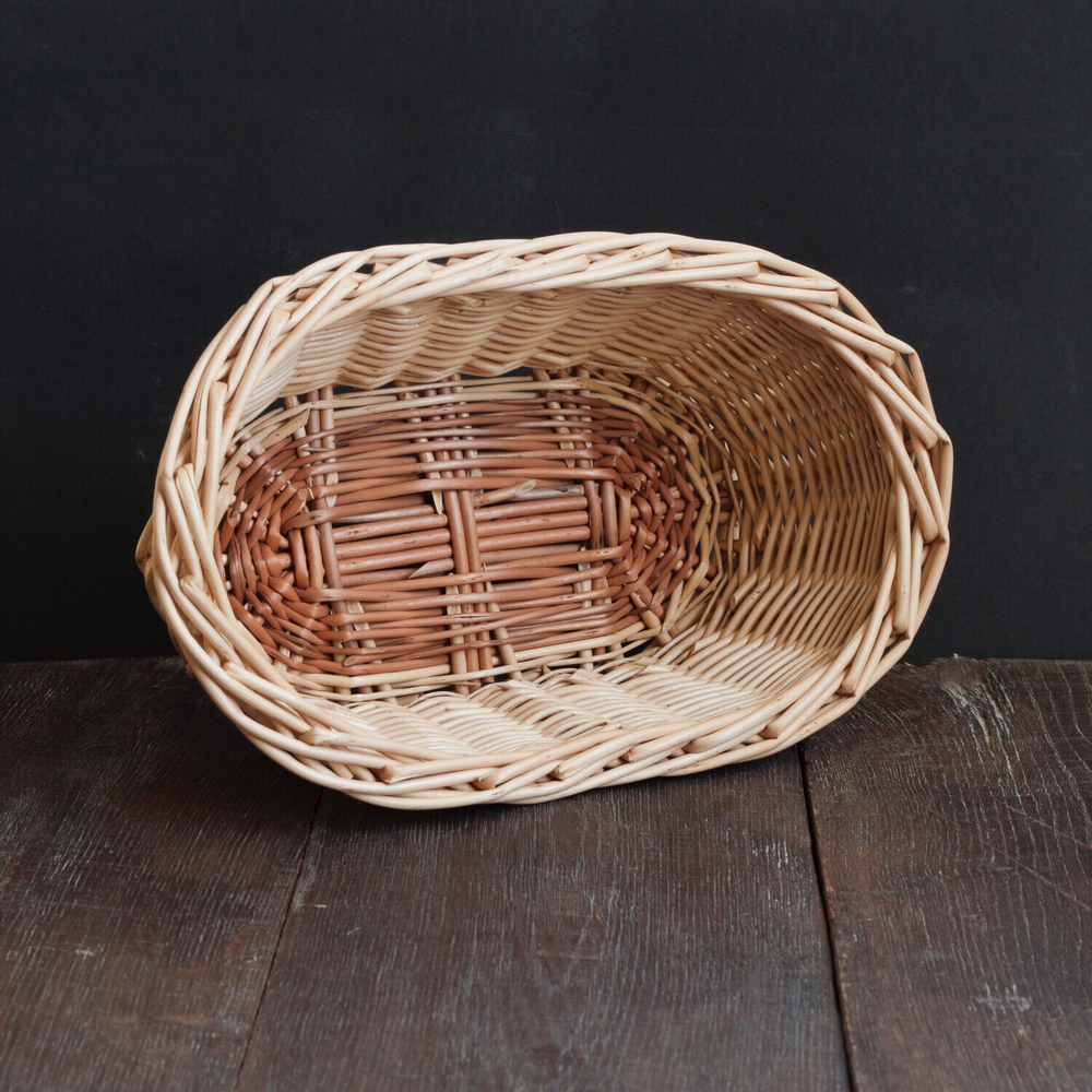 Овальная корзина из ивовой лозы 750 гр (26х16х9 см)