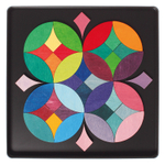 Магнитная деревянная мозаика "Круги", 40 деталей