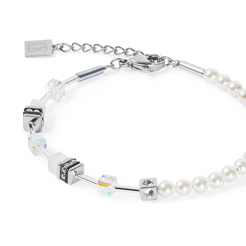Браслет Coeur de Lion White-Silver 4087/30-1417