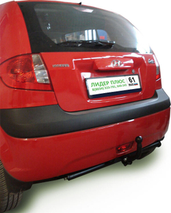 Фаркоп(прицепное) Лидер-Плюс для HYUNDAI GETZ, хетчбек 2002-2011(паспорт и сертификат в комплекте)(без электрики)H207-A