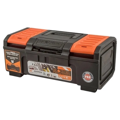 Ящик для инструментов Boombox 16 черный/оранж