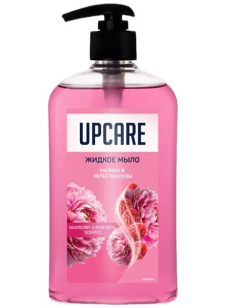 UPCARE ЖИДКОЕ МЫЛО МАЛИНА И ЛЕПЕСТКИ РОЗЫ 400МЛ*12