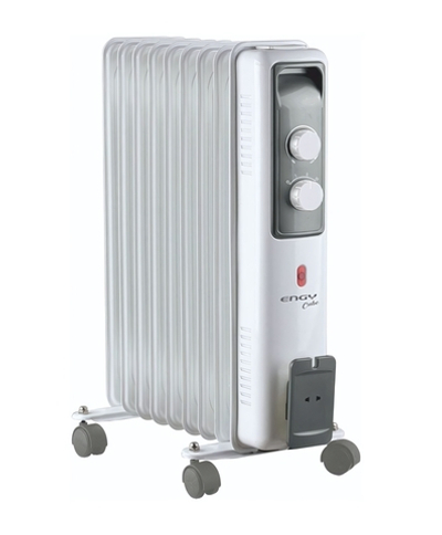 Масляный радиатор электрический (обогреватель) ENGY EN-2609 CUBE 9 секций 2 кВт защита от перегр, секц 120*500 мм, мощ 2000 Вт