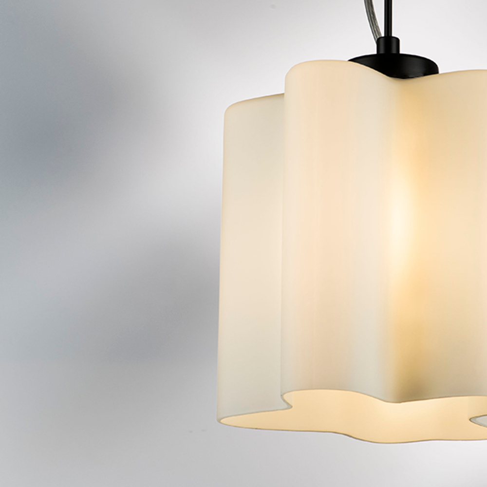 802117 Подвес NUBI 1х40W E27 ЧЕРНЫЙ МАТОВЫЙ/БЕЛЫЙ