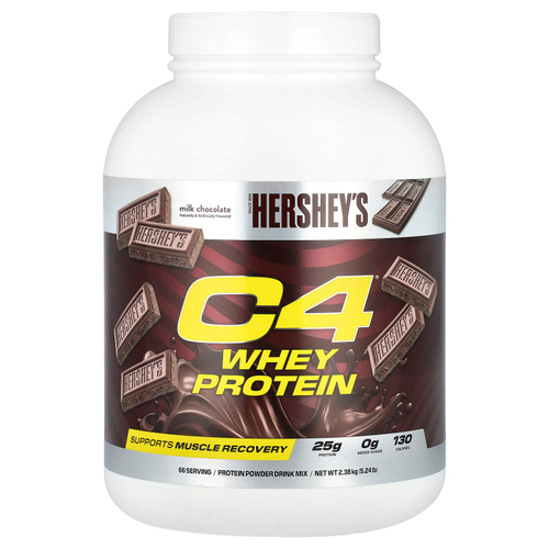C4 / Cellucor, C4® Whey Protein, молочный шоколад Hershey, 2,38 кг (5,24 фунта)