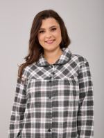 Халат Х-138/хаки-клетка