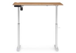 Компьютерный стол Маркос с механизмом подъема 120х75х7б белый / вотан дуб