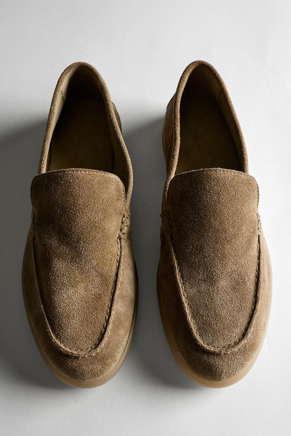 Massimo Dutti Лоферы из натуральной кожи, норка