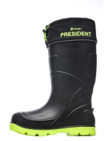 Сапоги мужские из ЭВА Kaury "President" -65С с шипами, 5-слойный гипоаллергенный вкладыш (Черно-зеленый)