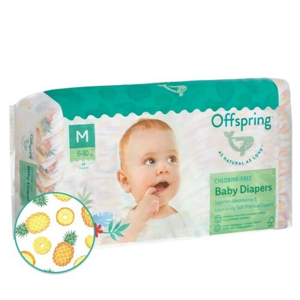 Offspring подгузники М 6-10кг 42шт ананасы