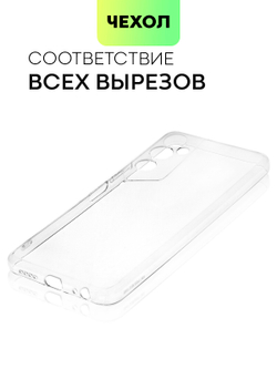Чехол BROSCORP для Tecno Pova Neo 2 оптом (арт. TCN-PN2-TPU-01-TRANSPARENT)