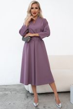 Платье Турин (сливовый)-46р-р Р11-1222 Nikol