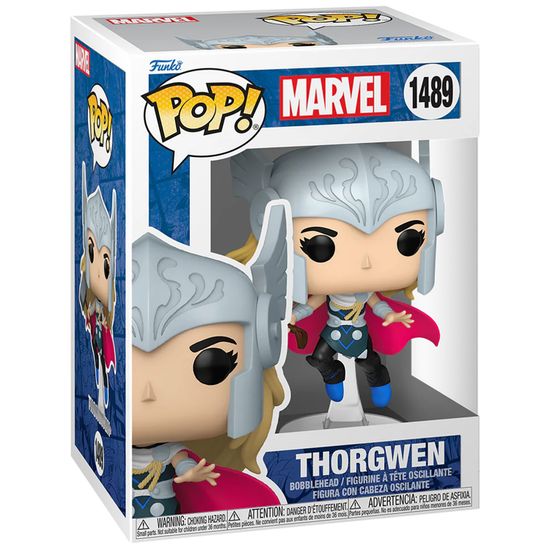 Фигурка Funko POP! Marvel Bobble Spider-Gwen Gwenverse Thorgwen (1489) 83727 / Фигурка Фанко ПОП! по мотивам вселенной "Марвел", Гвен Стейси