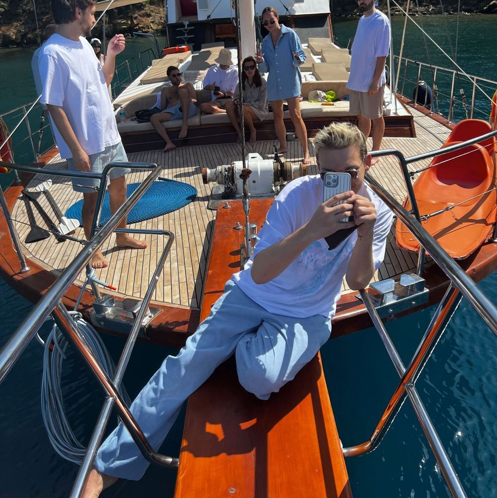 Брюки Смерч #4 Вельветовые Голубые