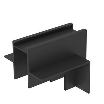 Соединитель для шинопровода встраиваемого в гипсокартон для перехода стена-потолок TR2118-BK чёрный Smart Hide Denkirs