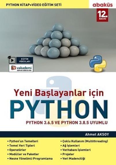 Yeni Baslayanlar İcin Python-Video Egitim Seti İle Birlikte