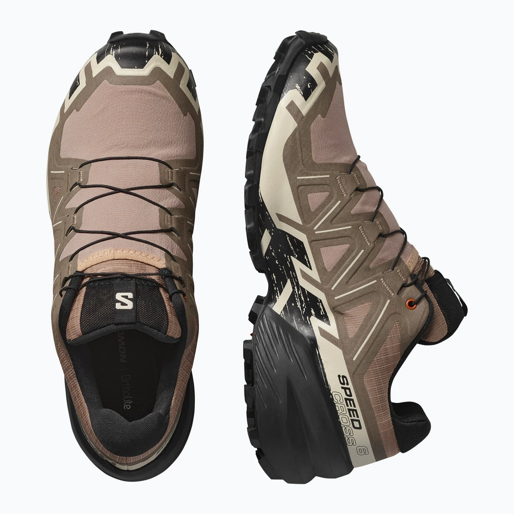 Кроссовки для бега Salomon Speedcross 6 natural/black/almond milk