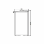 Тумба с раковиной Kerasan Retro 1046 Белый